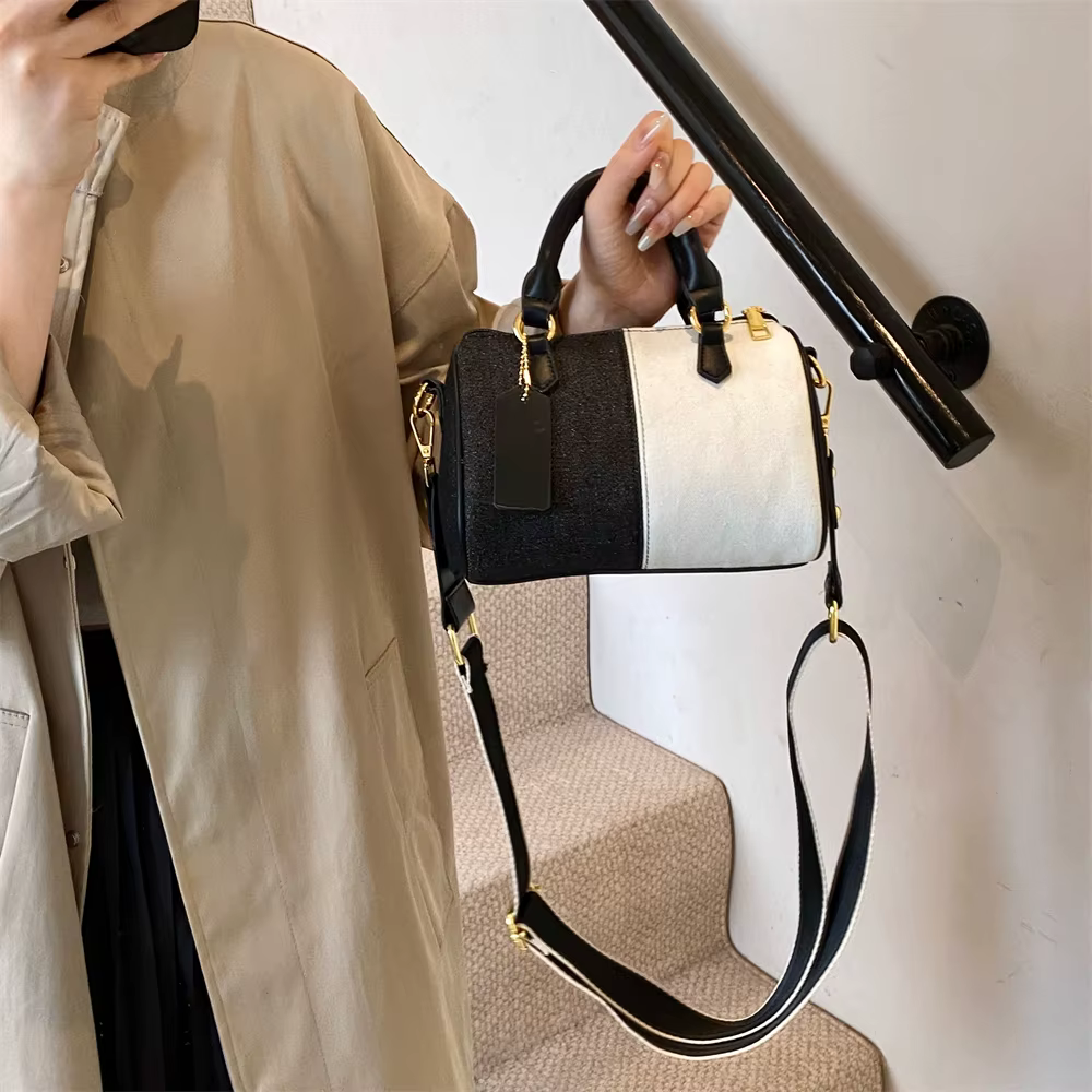 Patchwork Colorblock Denim Casual Street Cross Body Mini Handbags - Image 13