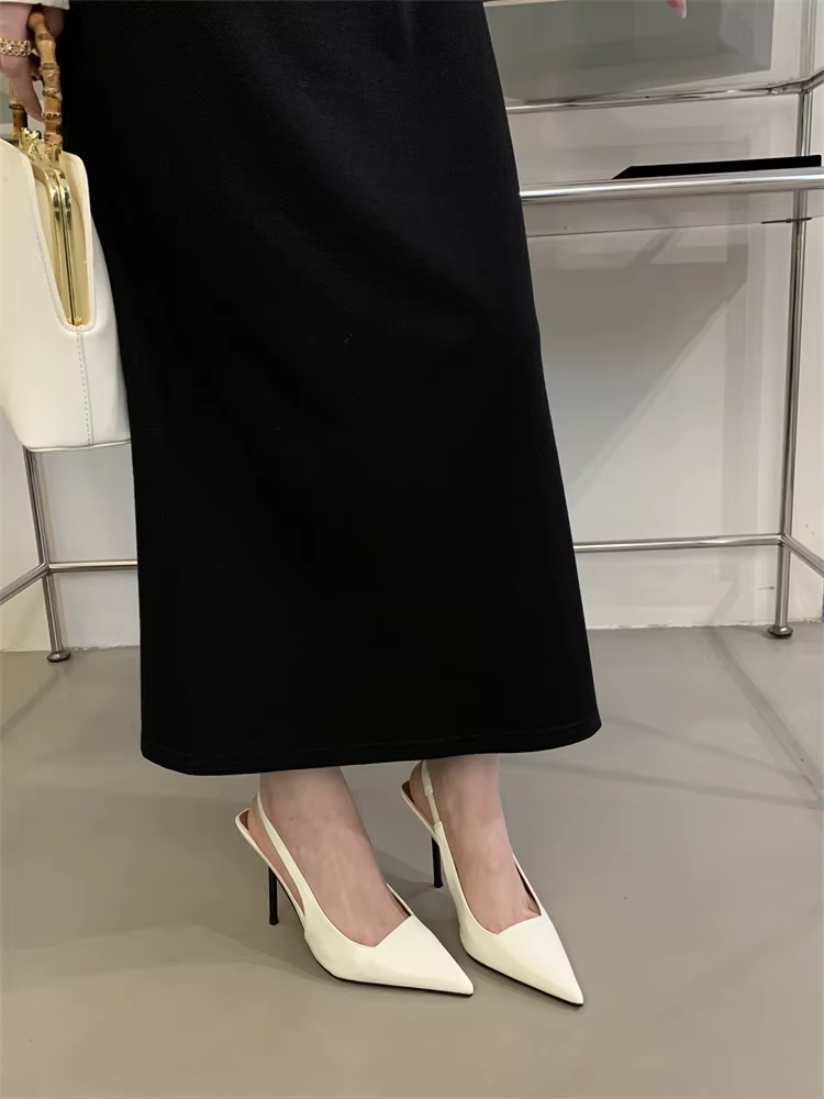 Elegant Patent Leather Ankle Strap Stiletto High Heel - Image 8