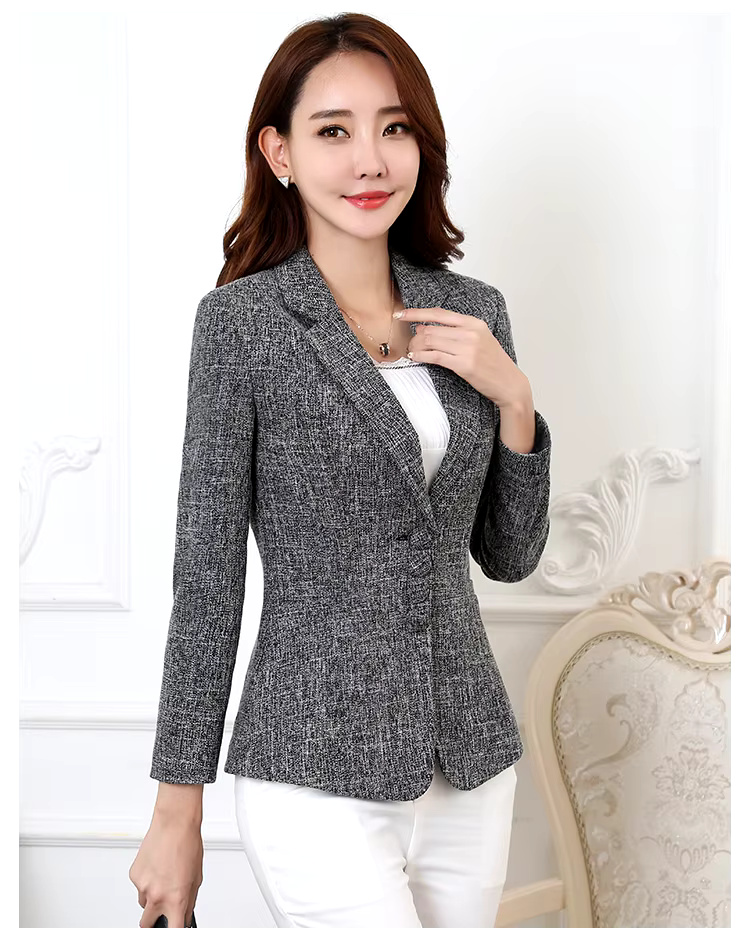 Formal Veste Slim Fashion Single Breasted Jackets - Image 18