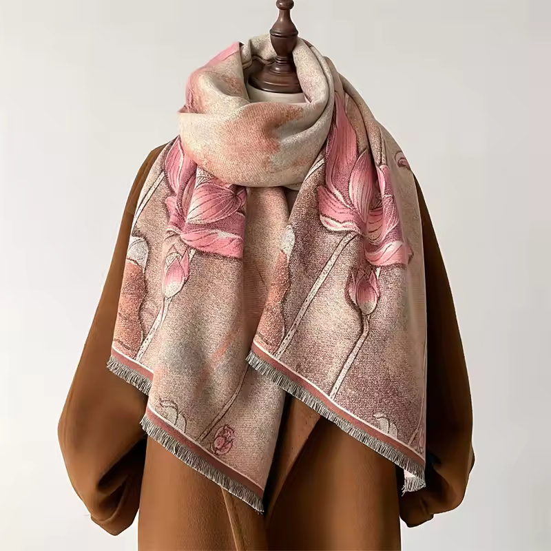 Casual Cashmere Warm Blanket Poncho Scarves Shawl
