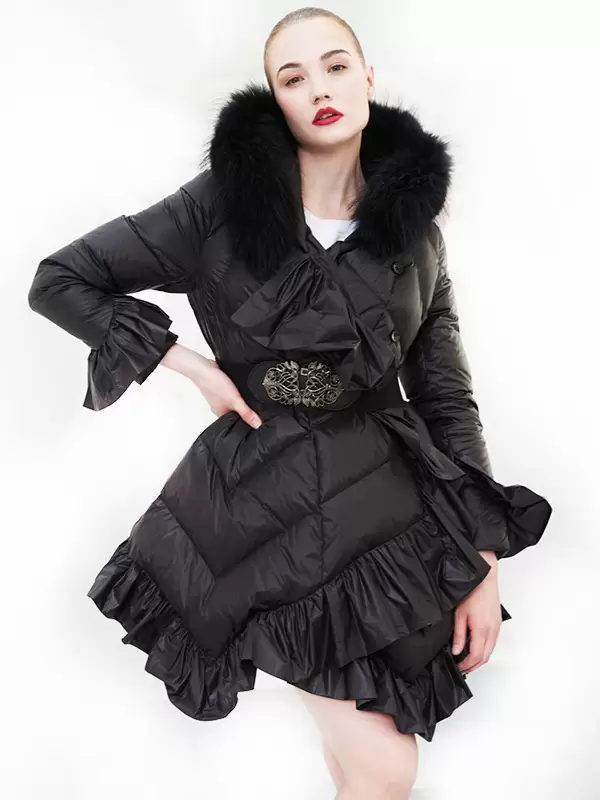 Casual Chic Duck Feather Street Wear Down Jacket