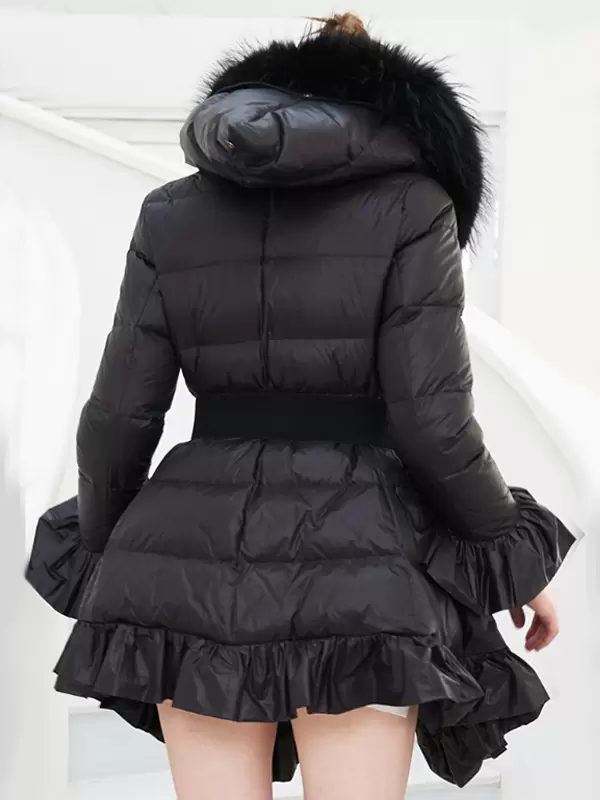 Casual Chic Duck Feather Street Wear Down Jacket - Image 5