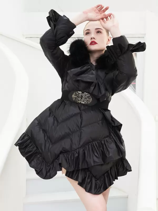 Casual Chic Duck Feather Street Wear Down Jacket - Image 2