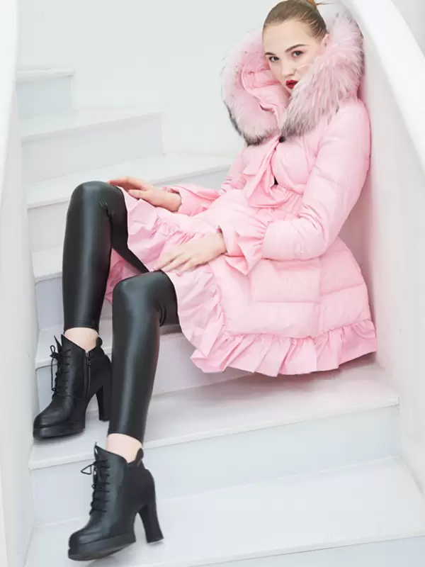 Casual Chic Duck Feather Street Wear Down Jacket - Image 6