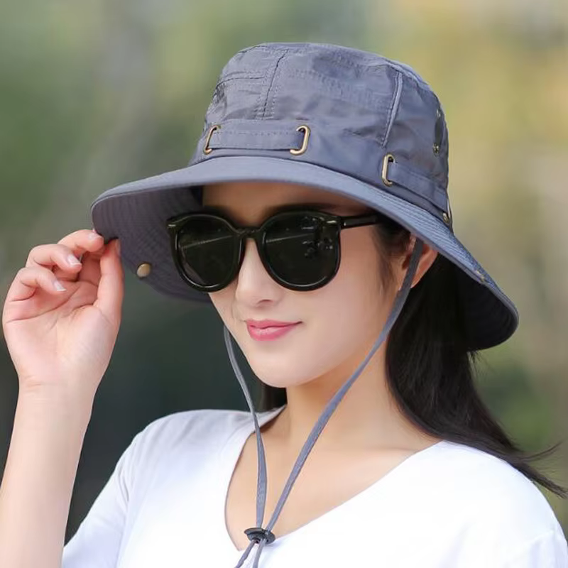 Casual Large Brim Fisherman Streetwear Bob Hiphop Buckets Cap