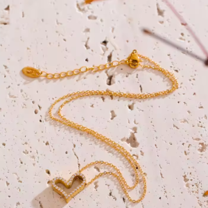 Exquisite Zircon Heart Love Romantic Valentine's Day Necklace