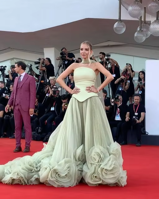 Formal Flower A-line Long Wedding Party Floor-Length Bridal Maxi Dress - Image 2