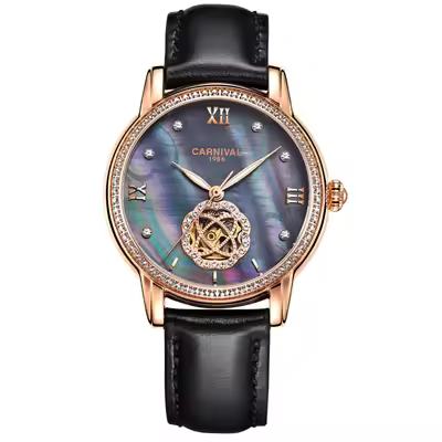 Luxury Diamond Waterproof Sapphire Hollow Mechanical Automatic Watches - Image 6