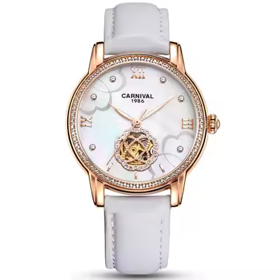 Luxury Diamond Waterproof Sapphire Hollow Mechanical Automatic Watches - Image 4