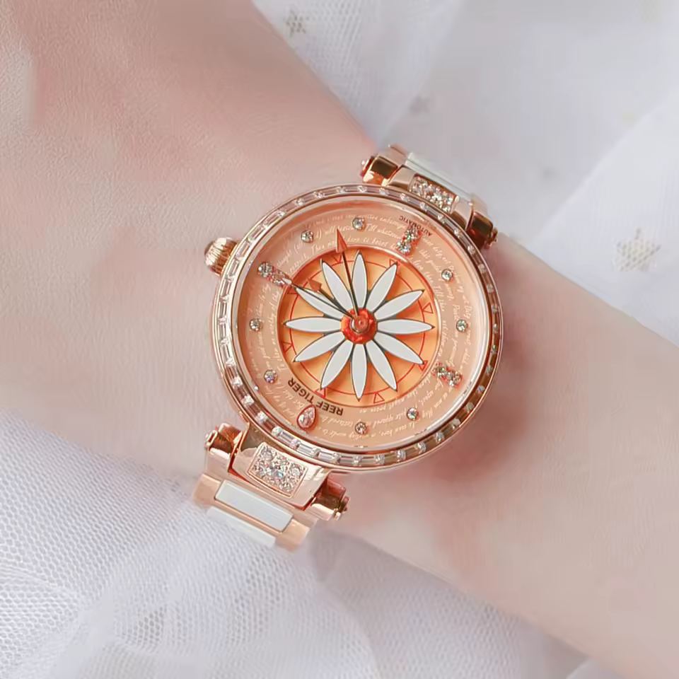 Luxury Diamonds Top Water Resistant Bracelet Clocks Watch