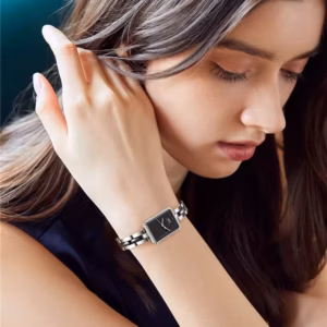 Luxury Sapphire Crystal Square Wrist Waterproof Quartz Watches