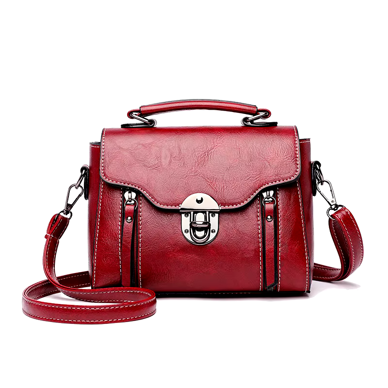 Luxury Small Square High Quality PU Leather Flap Crossbody Shoulder Bag - Image 7