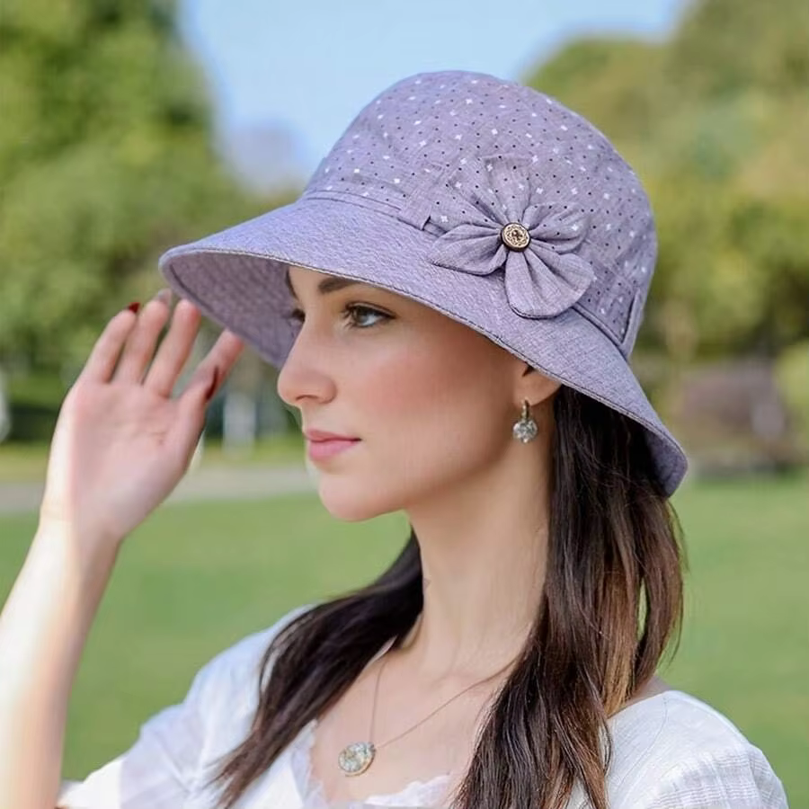 Simple Flowers Beautiful Floral Going Out Everyday Bucket Hat