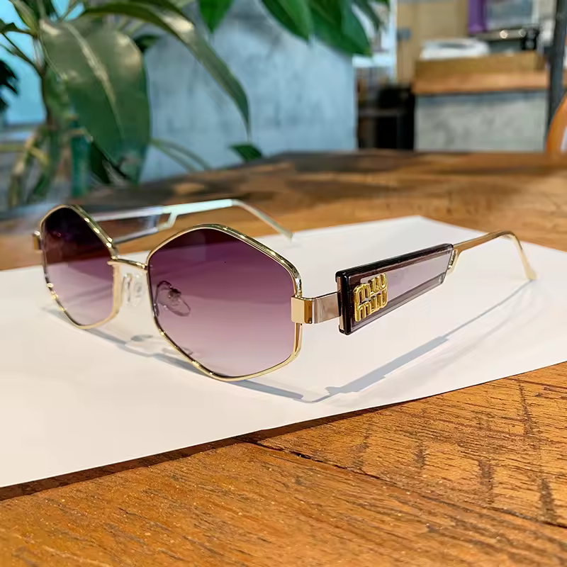 Trendy Alloy Polygon Personalized Travel Rectangle Sunglasses - Image 2