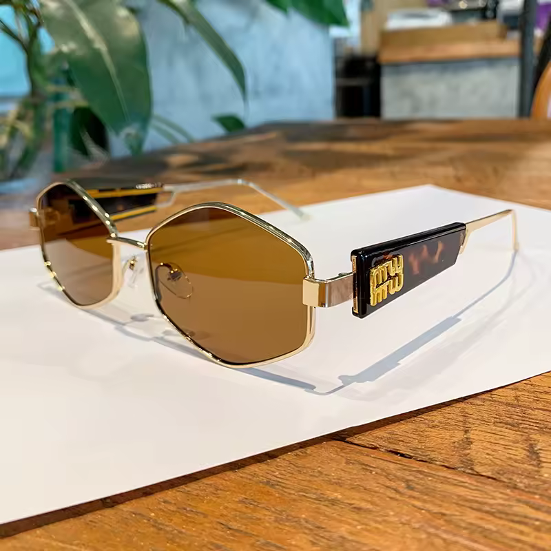 Trendy Alloy Polygon Personalized Travel Rectangle Sunglasses - Image 3