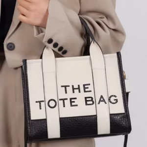 Trendy Leather Letters Designer Shoulder Messenger Tote Handbags