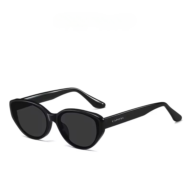 Vintage Cat Eye Acetate Anti-reflective UV400 Eyewear Sunglasses - Image 4