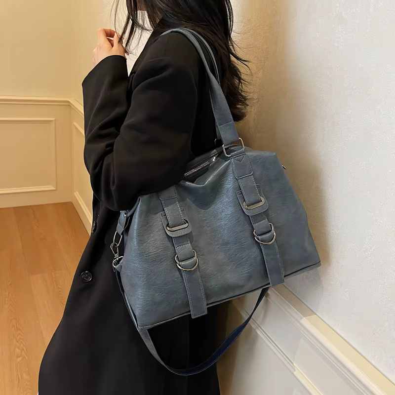 Vintage High Quality PU Leather Cross-body Shoulder Bags - Image 9