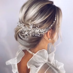 Vintage Wedding Accessories Bridal Headwear Shiny Crystal Hair Comb