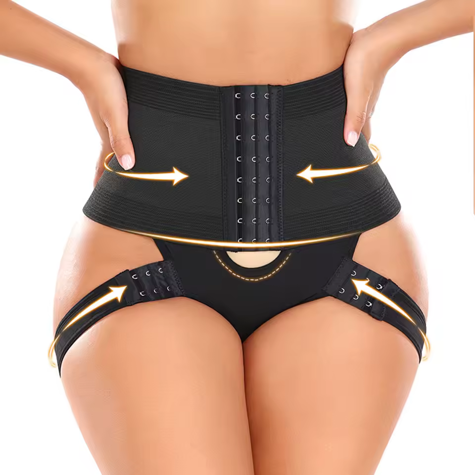 2 In 1 Butt Lifting Tummy Control Underwear Waist Trainer Panties