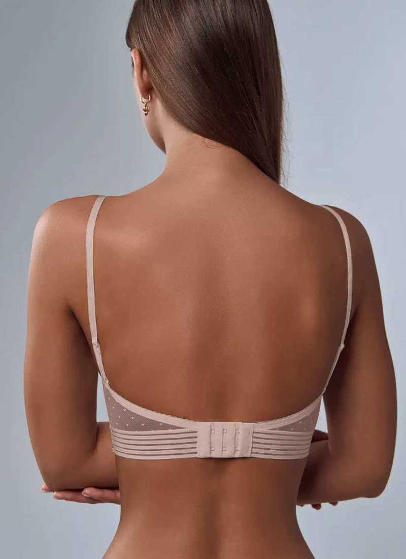 Beautiful Lace U-Shaped Ultra-Thin Invisible Cross-Border Backless Bra - Image 4