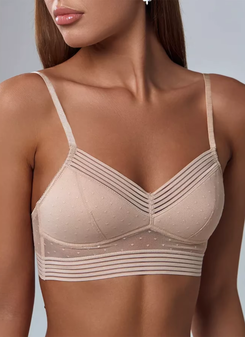 Beautiful Lace U-Shaped Ultra-Thin Invisible Cross-Border Backless Bra - Image 2