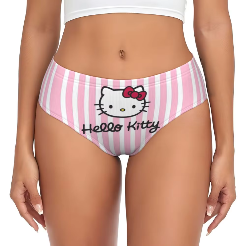 Beautiful Panties Underwear Hello Kitty Cat Comfort Briefs Underpants - Image 2