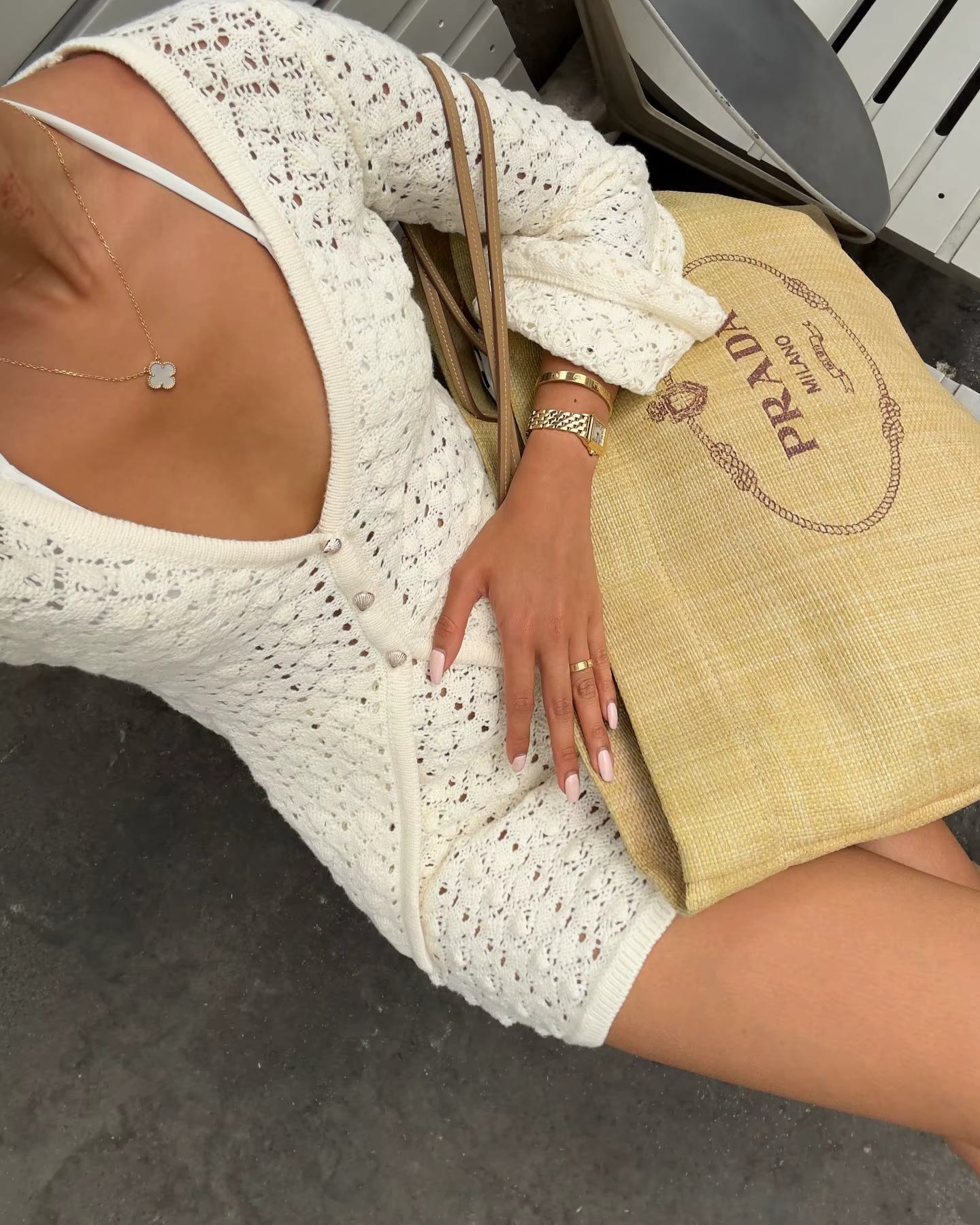 Casual Knitted Blouse Cardigan Top Slim Short Skirt Bikini Suit Beach Vacation Dress - Image 7