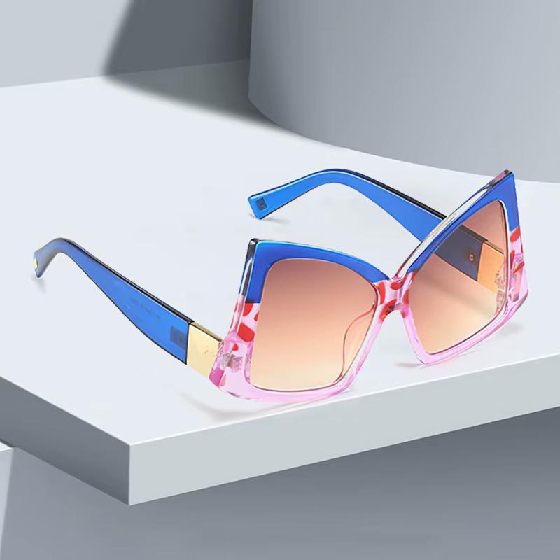 Casual Transparent Glasses Metal Wild Vintage Sunglasses - Image 5