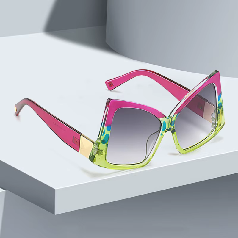 Casual Transparent Glasses Metal Wild Vintage Sunglasses - Image 4