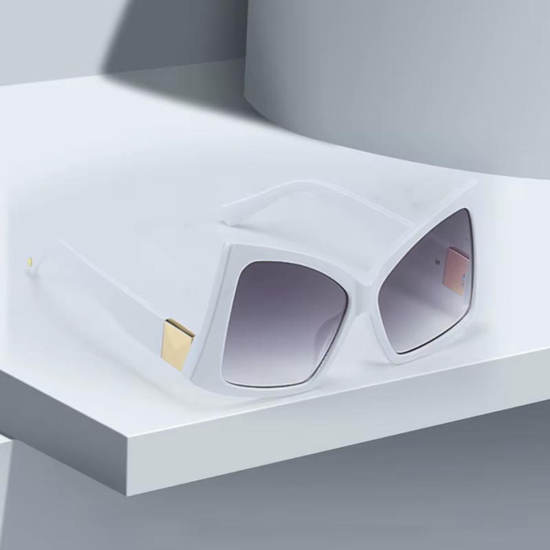 Casual Transparent Glasses Metal Wild Vintage Sunglasses - Image 3