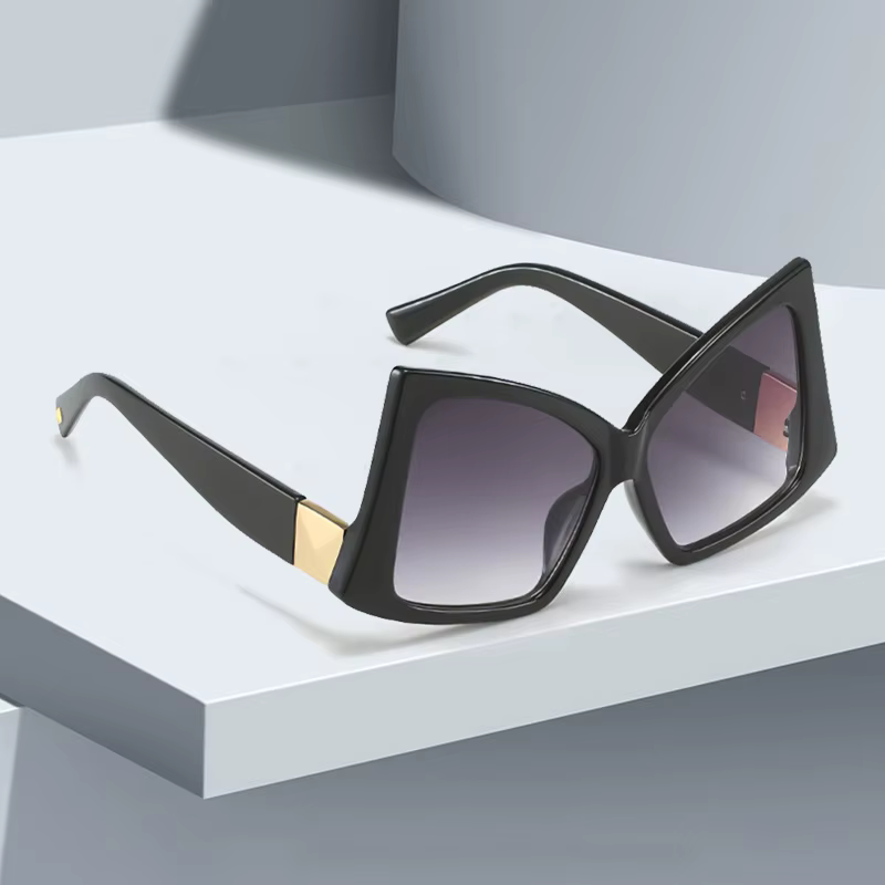 Casual Transparent Glasses Metal Wild Vintage Sunglasses - Image 2