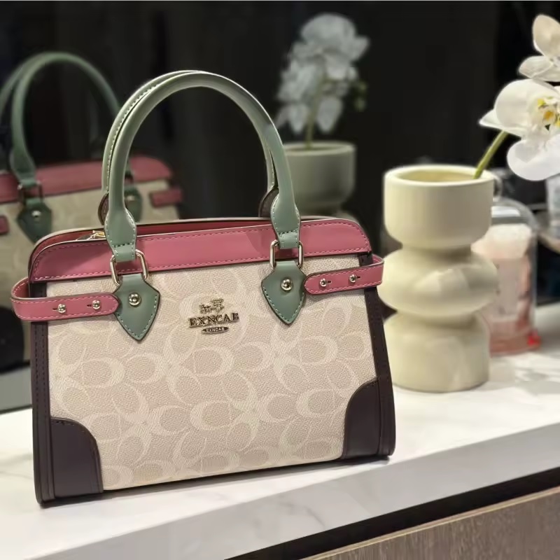 Classics Cross-Border Trade Simple Large Capacity Shoulder bag Square Pattern Handbag - Image 2