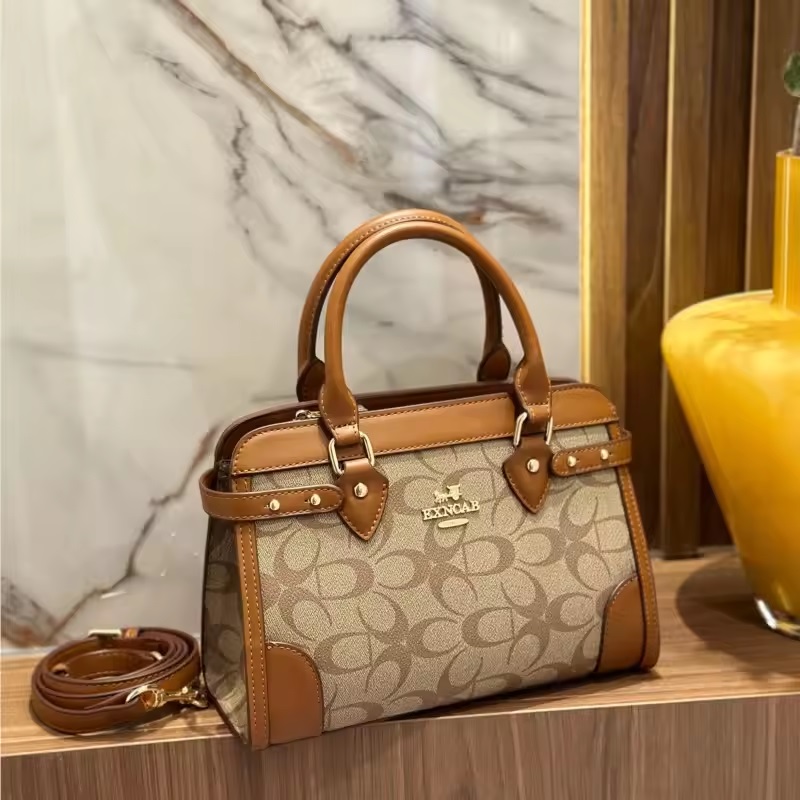 Classics Cross-Border Trade Simple Large Capacity Shoulder bag Square Pattern Handbag - Image 5