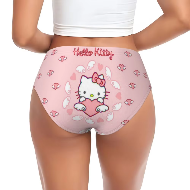 Comfort Hello Kitty Cat Panties Underwear Briefs Underpants - Image 3