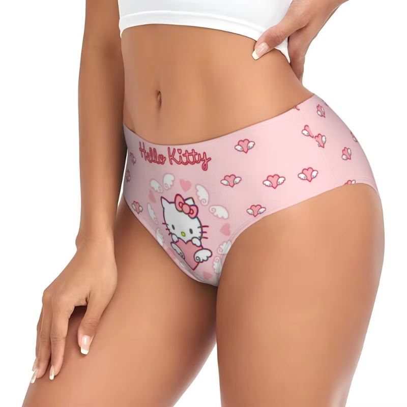 Comfort Hello Kitty Cat Panties Underwear Briefs Underpants