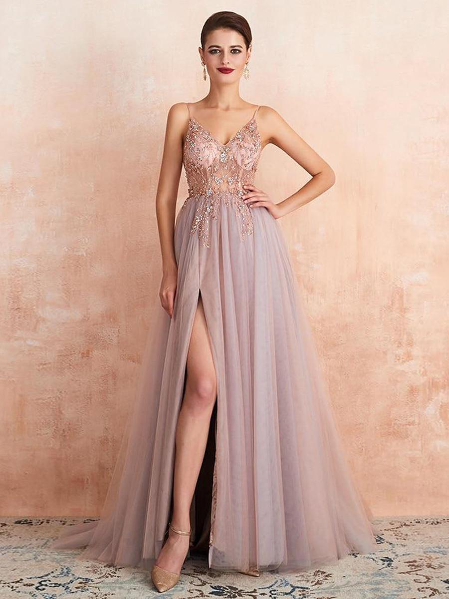 Elegant A-Line Floor-Length Zipper Chiffon Bridesmaid Dresses