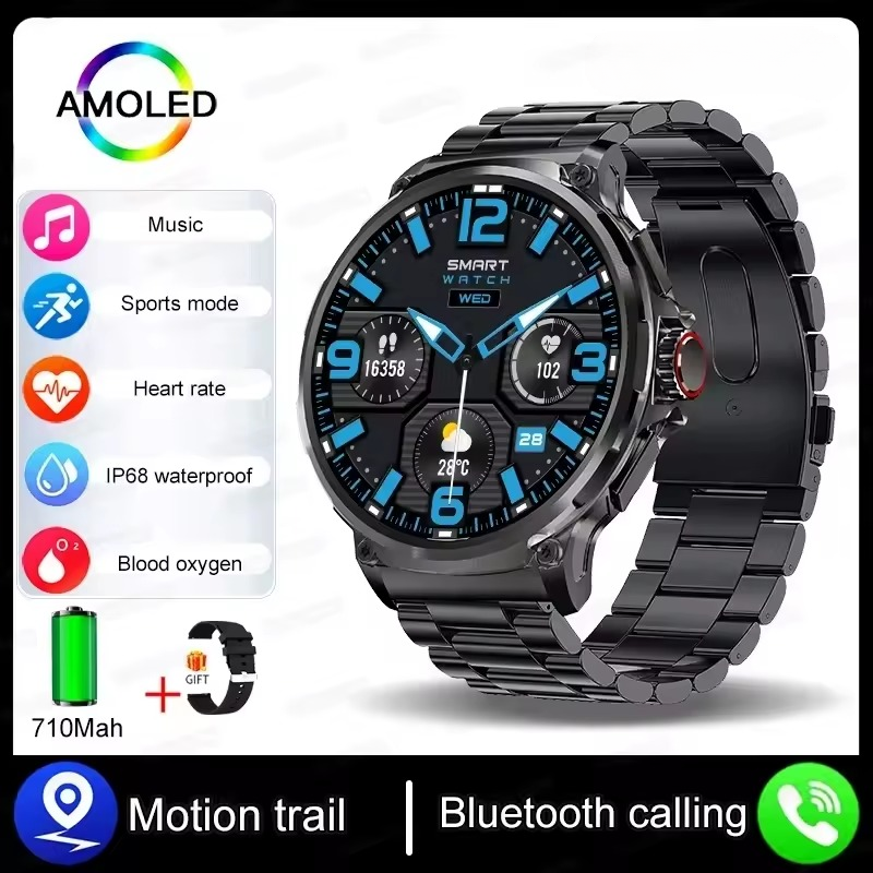 GPS Track Bluetooth Call 710 Mah Large Battery Sports Fitness smartwatch - Image 2