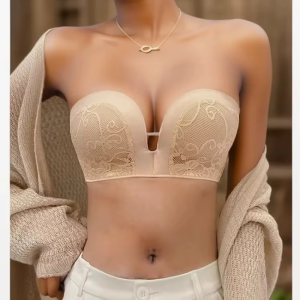 Invisible bralette Backless Small Breast Strapless Wireless Push Up Bra