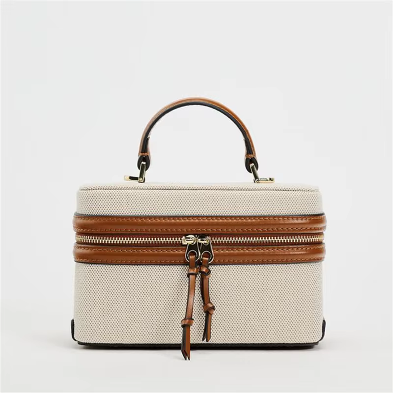 Luxury Vintage Solid zipper Chains Sling Clutch Square Bag