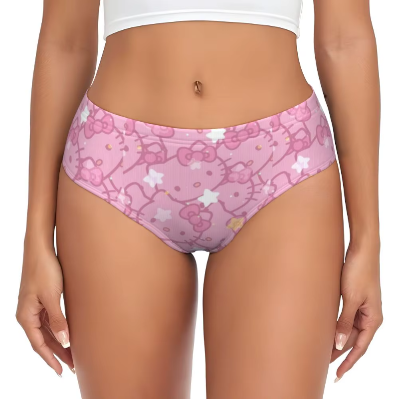Panties Hello Kitty Cat Briefs Underpants Comfort Underwear - Image 3
