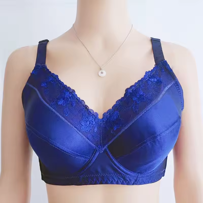 Seamless Full Coverage Underwire Plus Size Lingerie Push Up Minimizer Bra - Image 3