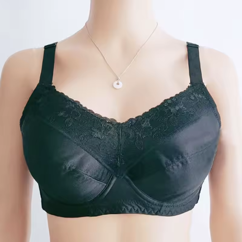 Seamless Full Coverage Underwire Plus Size Lingerie Push Up Minimizer Bra - Image 2