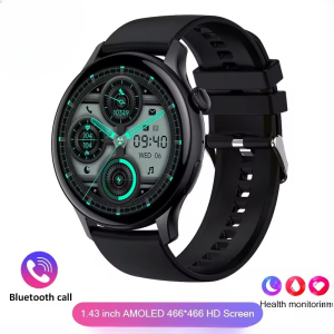 Elegant Screen Always Show Time Health Tracker Voice Calling Smart Watch