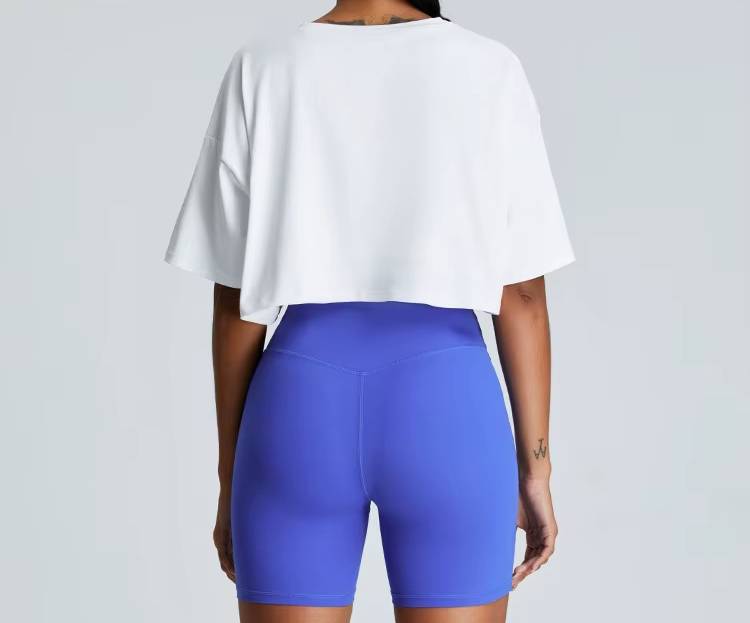 Yoga Short Sleeves Loose and Breathable Quick Drying T-shirts - Image 5