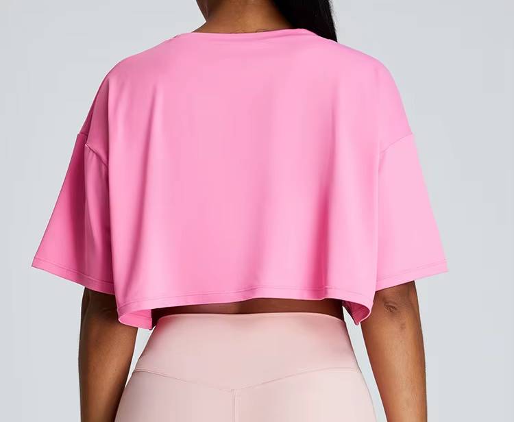 Yoga Short Sleeves Loose and Breathable Quick Drying T-shirts - Image 11