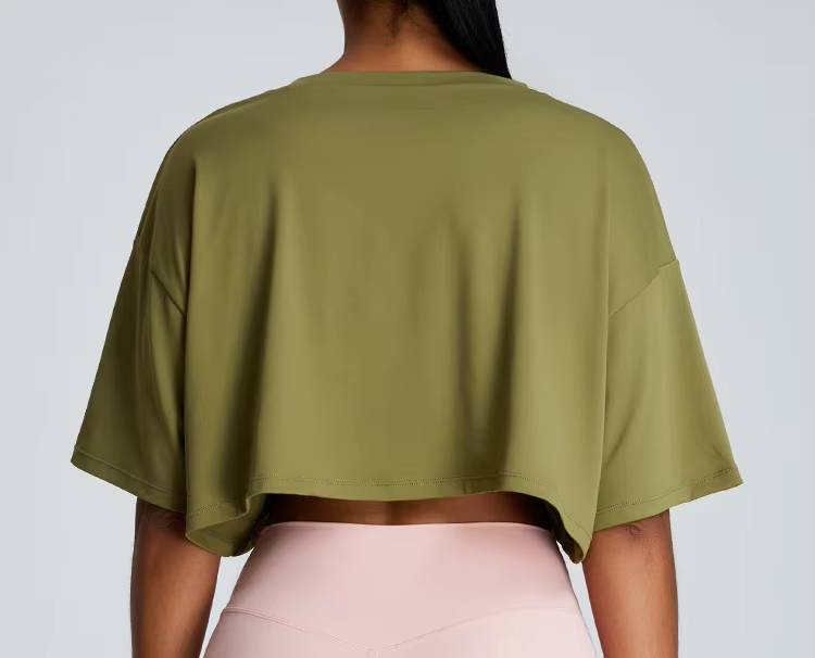 Yoga Short Sleeves Loose and Breathable Quick Drying T-shirts - Image 9
