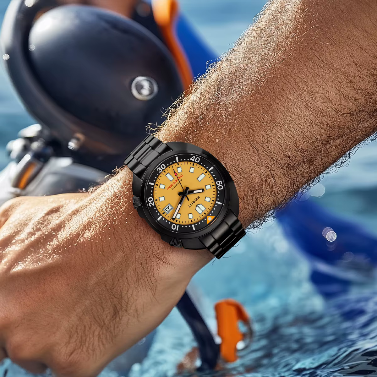 Automatic Sapphire Crystal Luxury Diving Luminous Men Watch