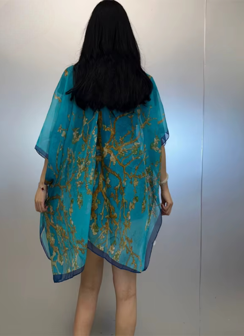 Cardigan Kimono Kaftan Beach Wear Luxury Cover-ups Outfits Party Dress - Image 3