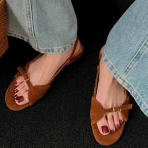 Casual Design Sense SLIP-ON Back Strap Open Toe Slippers